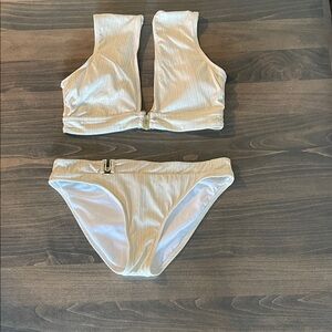 Elegant Cream Bikini Set